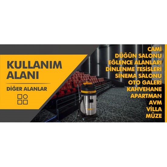 Sanayi Tip Süpürge DWC 723